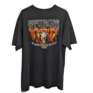 Harley-Davidson Vintage Sturgis Black Hills Rally 1999 59th Anniversary Shirt XL